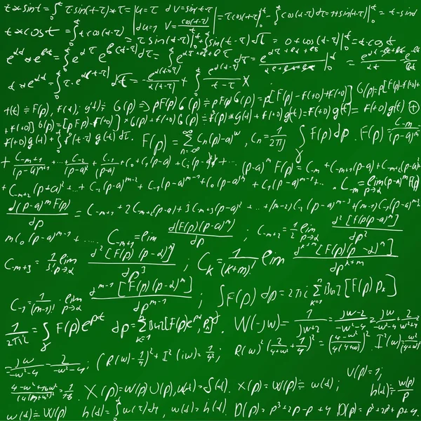 Maths Chalk Board — Stock Vector