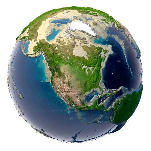 Ökologische Katastrophe der Erde - Verflachung der Ozeane — Stockfoto