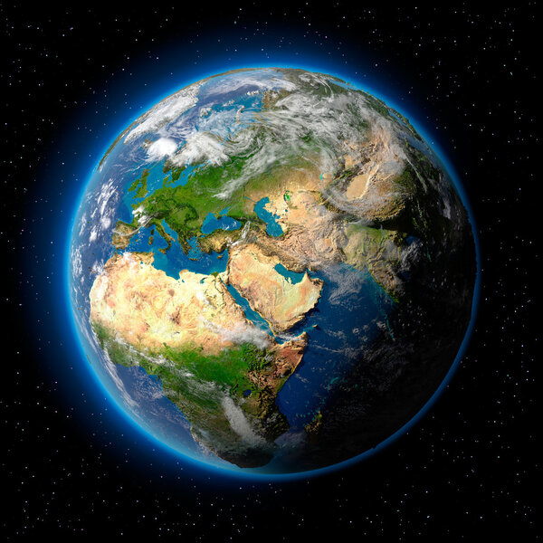 Earth in Space Royalty Free Stock Images
