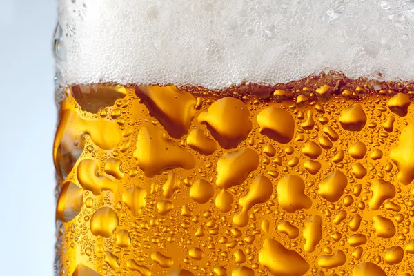 stock image Misted over the surface of a glass of beer