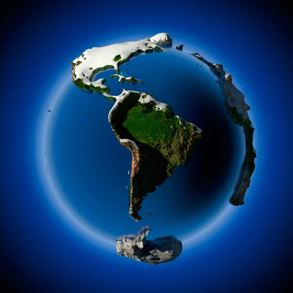 惑星の地球が覆われて雪のドリフト — ストック写真