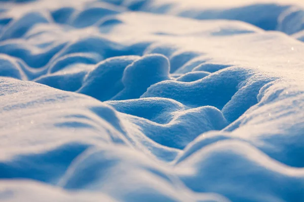 stock image Pathway among the snow drifts