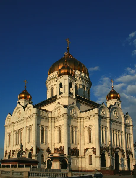 Moskova. İsa Mesih'in bir tapınak — Stok fotoğraf