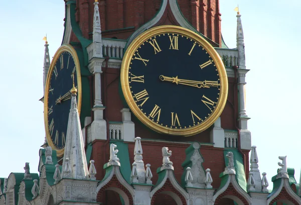 The Kremlin chiming clock — Stock Photo, Image