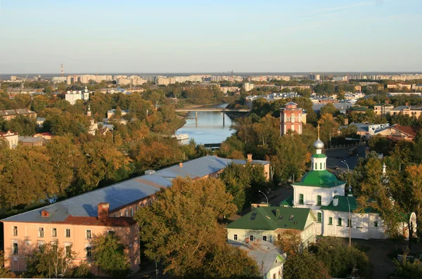 Vologda. panorama města Stock Obrázky