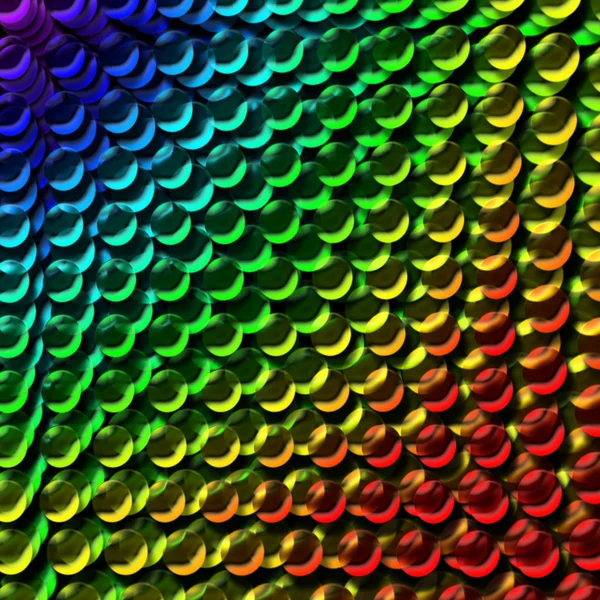 스펙트럼 색된 구슬 스톡 사진