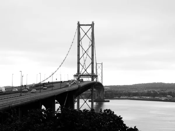 Ponte molto lungo a Port Edgar, Scozia — Foto Stock