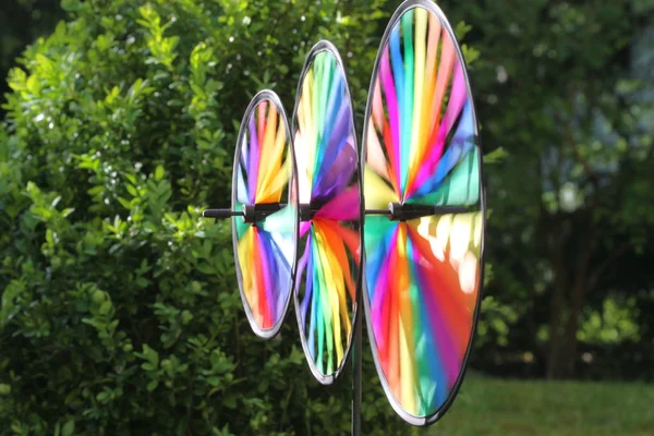 Roda de vento colorida — Fotografia de Stock