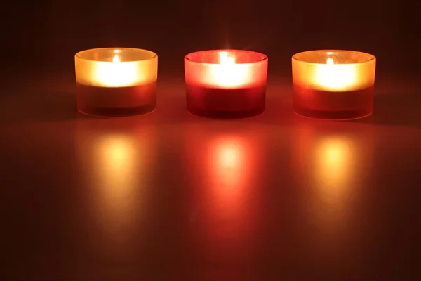 Χρωματιστά κεριά — Φωτογραφία Αρχείου
