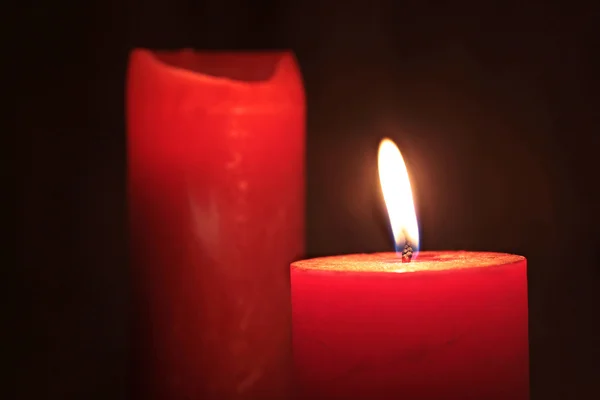 Red Candles — Stock Photo, Image