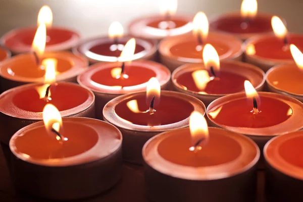 Christmas decoration candles — Stock Photo, Image