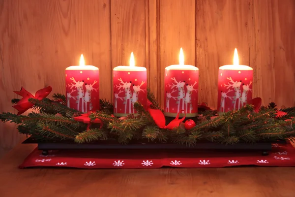 Advent Candles — Stock Photo, Image