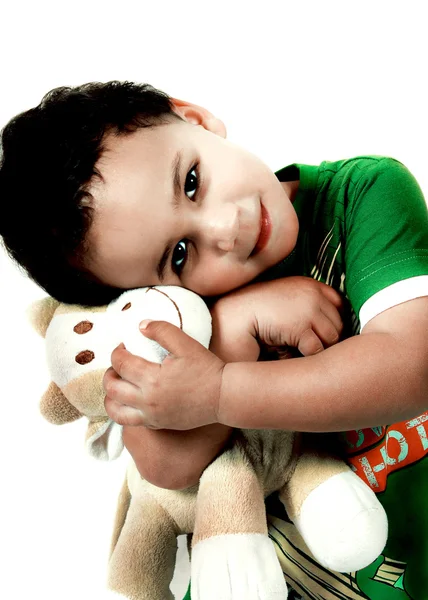 Child with Soft Toy — Stock Photo, Image
