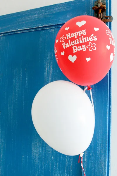 Valentijnsdag Ballonnen — Stockfoto