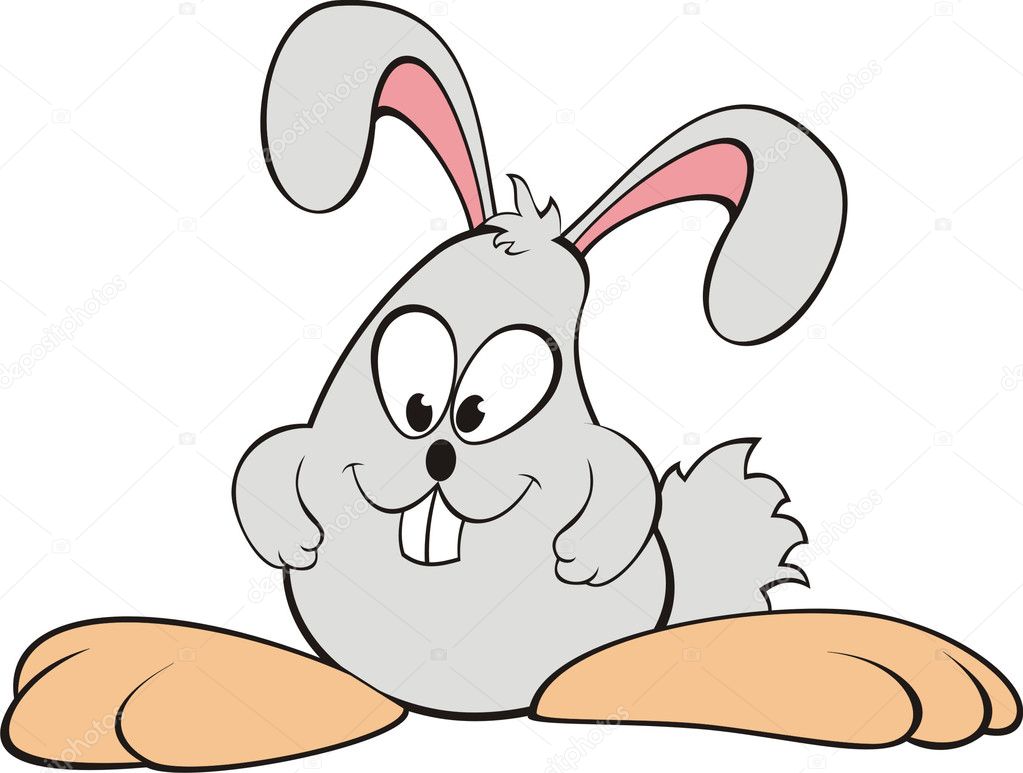 Crazy Rabbit — Stock Vector © Pchelka831 4391479