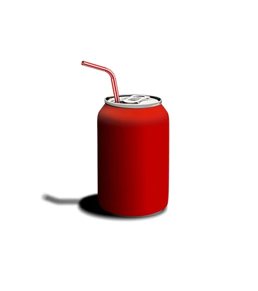 Red can — Stock Photo, Image