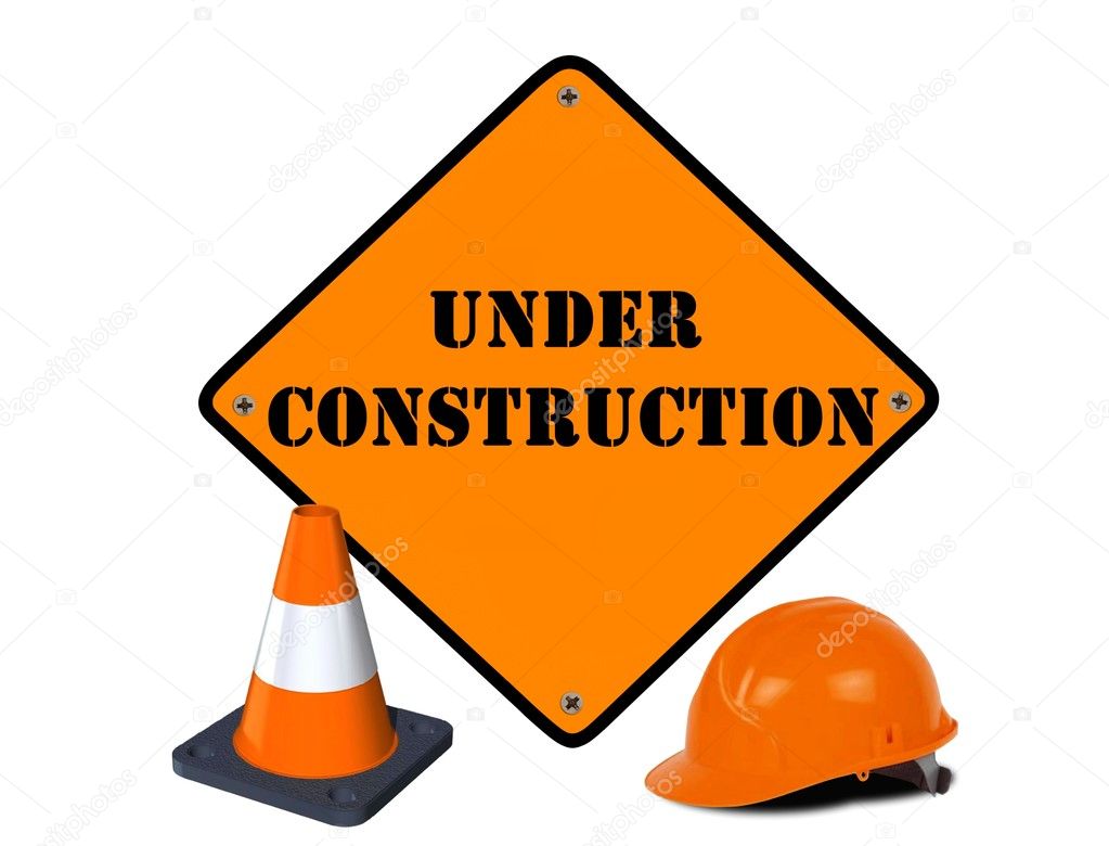 Under construction sign — Stock Photo © razihusin 3972899