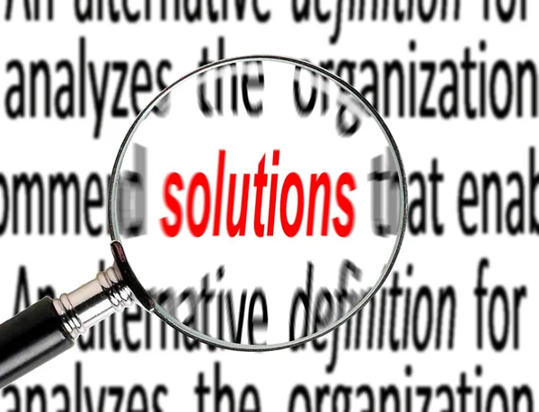 Business solution — Stock Photo, Image