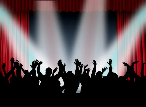 stock image Crowd in concert