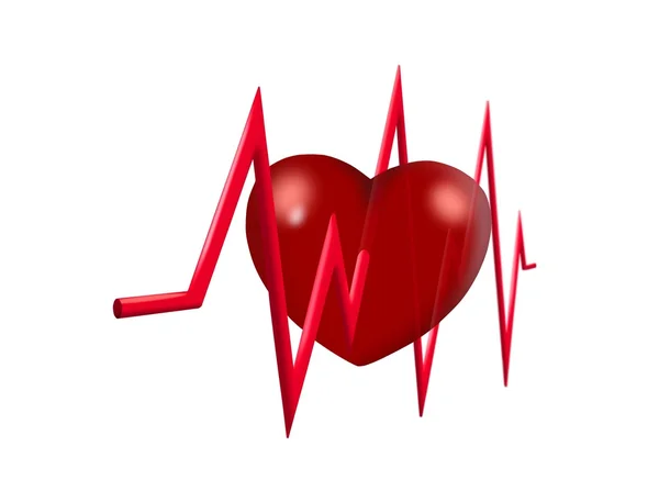 Hjärtat slår — Stockfoto