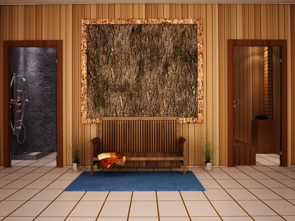 Sauna interieur — Stockfoto