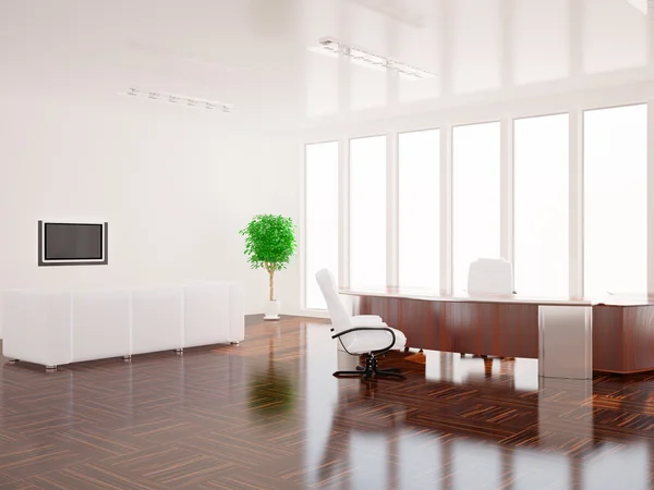 Modern Interior Office Rendering — Stock Photo, Image