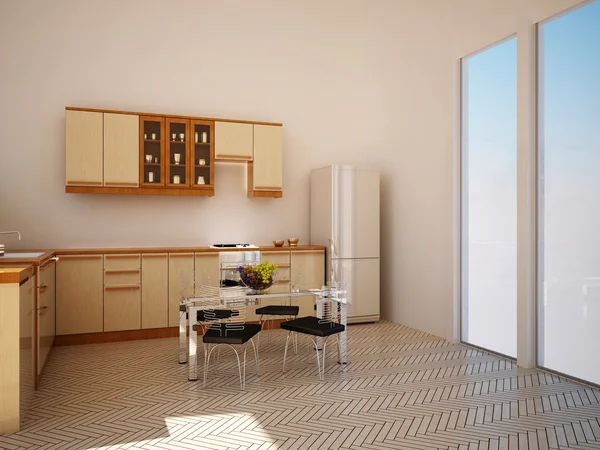 Moderne Innenausstattung der Küche — Stockfoto