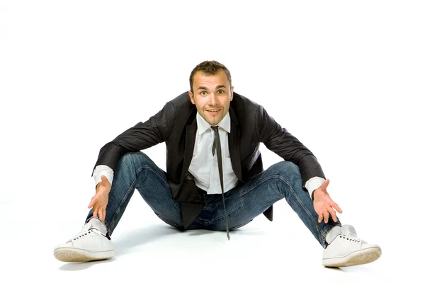 stock image The happy young man