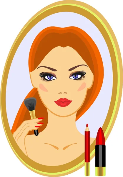 Make-up — Stockový vektor
