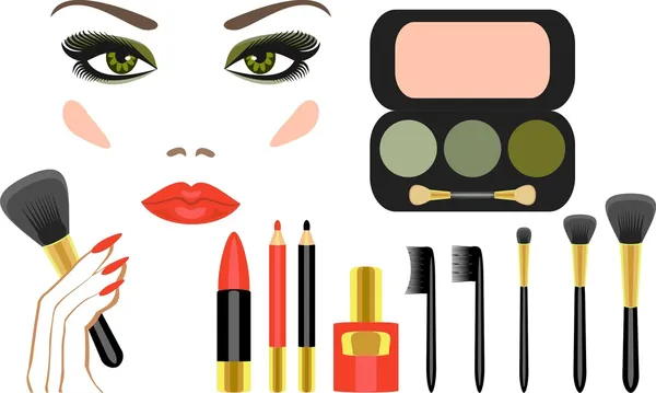 Makeup — Stock vektor