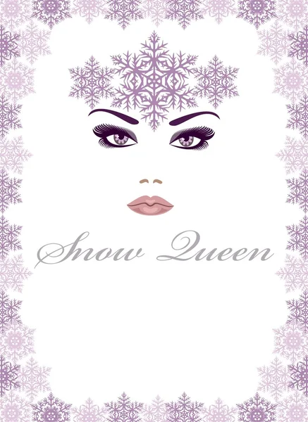 Snow Queen — Stock Vector