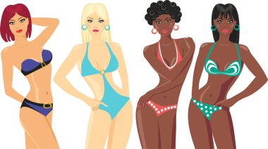 Bikini show clipart