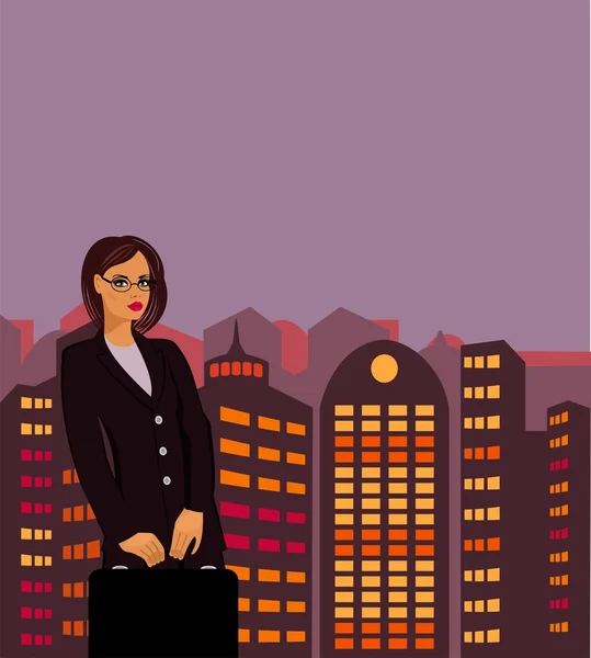 Femme d'affaires — Image vectorielle