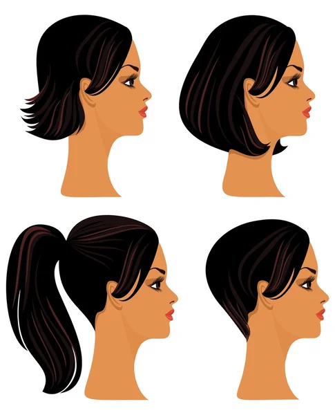Hairstyles — Stock Vector