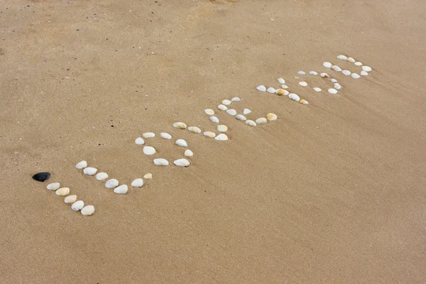 砂にあなたを愛してください。 — ストック写真