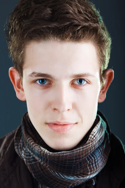 Young man's face — Stock Photo, Image