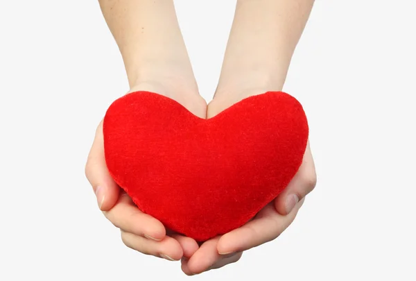 Woman's hands with heart — Stock Photo, Image