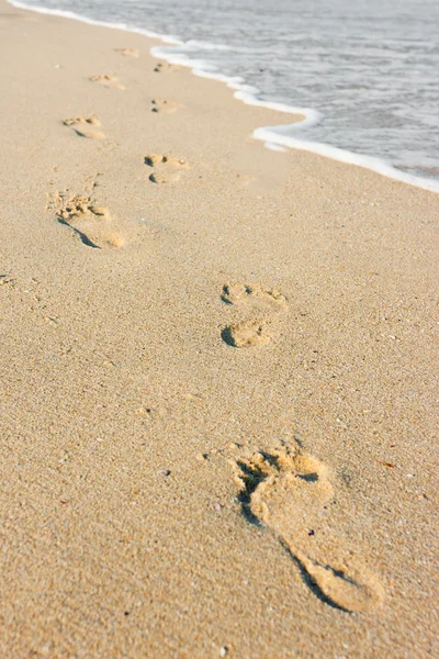 Strandspaziergang Meer Sandstrand — Stockfoto