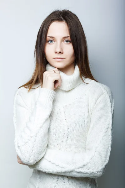 Egy szép női modell-portré — Stock Fotó