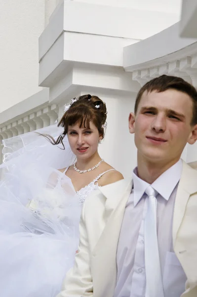 Hochzeit, das Brautpaar — Stockfoto