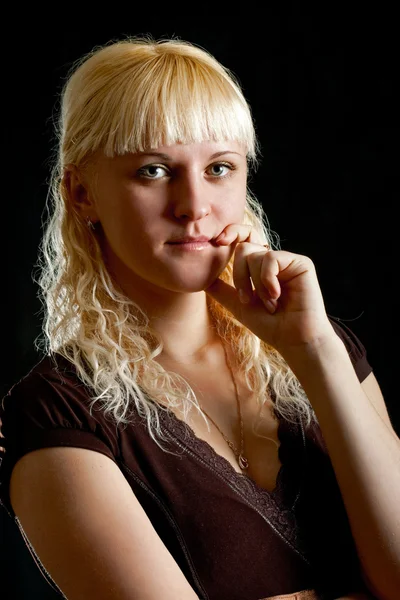 Blondie woman portrait — Stock Photo, Image