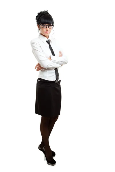 Isolatred businesswoman portrait — Stock Photo, Image