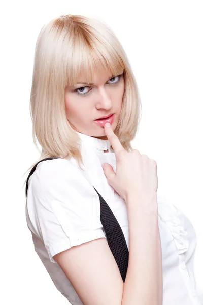 Portret seksowny blond — Zdjęcie stockowe