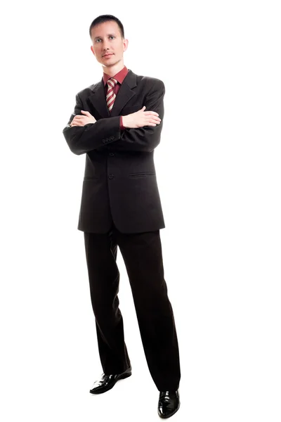 Volledige lengte zakenman portret — Stockfoto