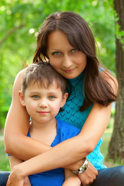 Mother and her boy — Stock Photo, Image
