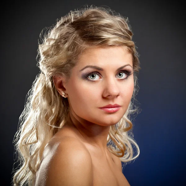 クローズ アップの女性の顔 — ストック写真