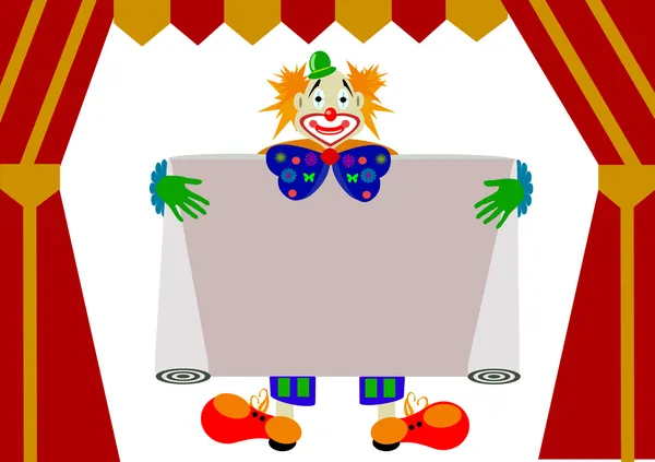 Clown colored — Zdjęcie stockowe