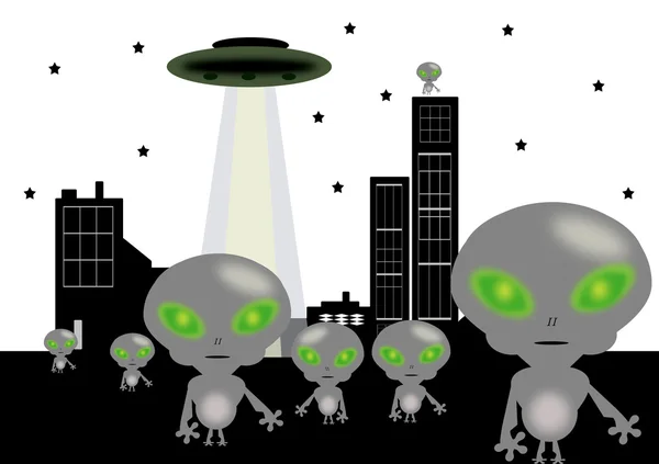 Aliens — Stock Photo, Image