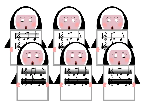 Şarkı Rahibeler — Stok fotoğraf