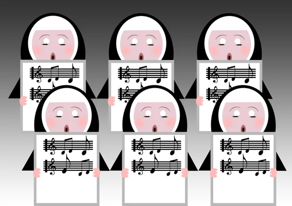 Monjas cantoras — Foto de Stock